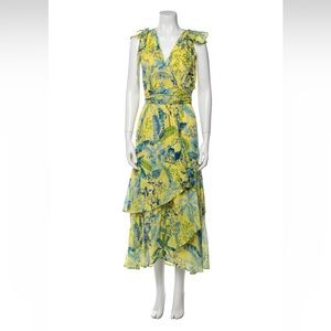 Banjanan printed wrap dress